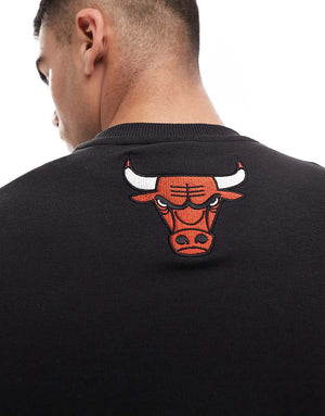 New Era chicago bulls sweatshirt in black