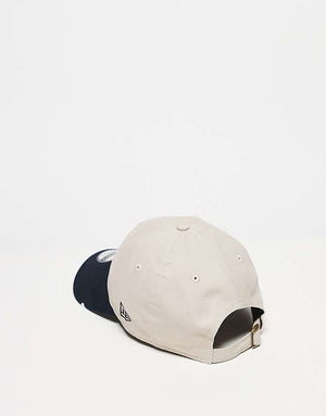 New Era script branded 9twenty cap in navy