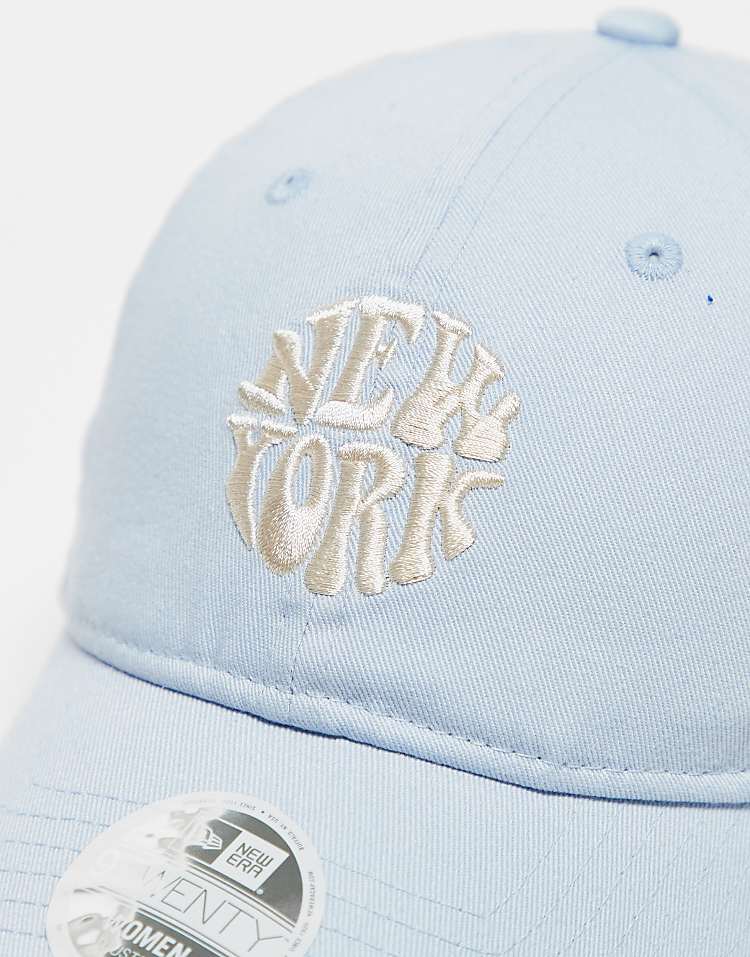 New Era New York logo 9twenty cap in blue