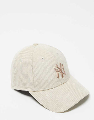 New Era New York Yankees cord 9forty cap in beige