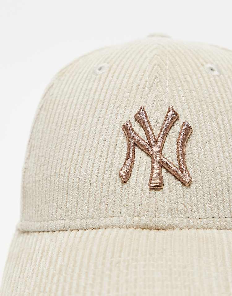 New Era New York Yankees cord 9forty cap in beige