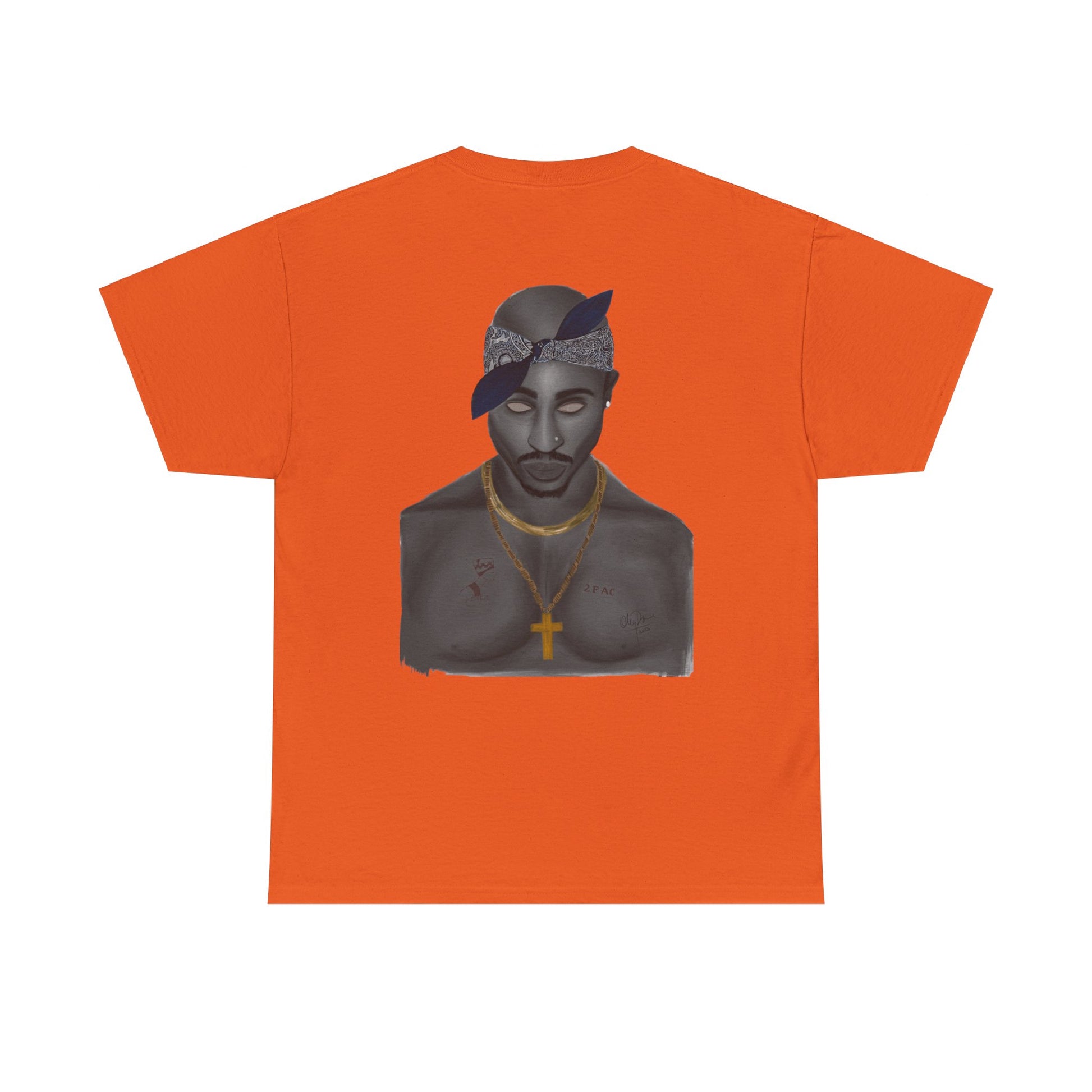 2 Pac T-shirt painted by Oleg Dave - HCWP 