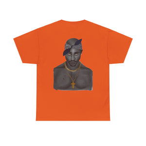 2 Pac T-shirt painted by Oleg Dave