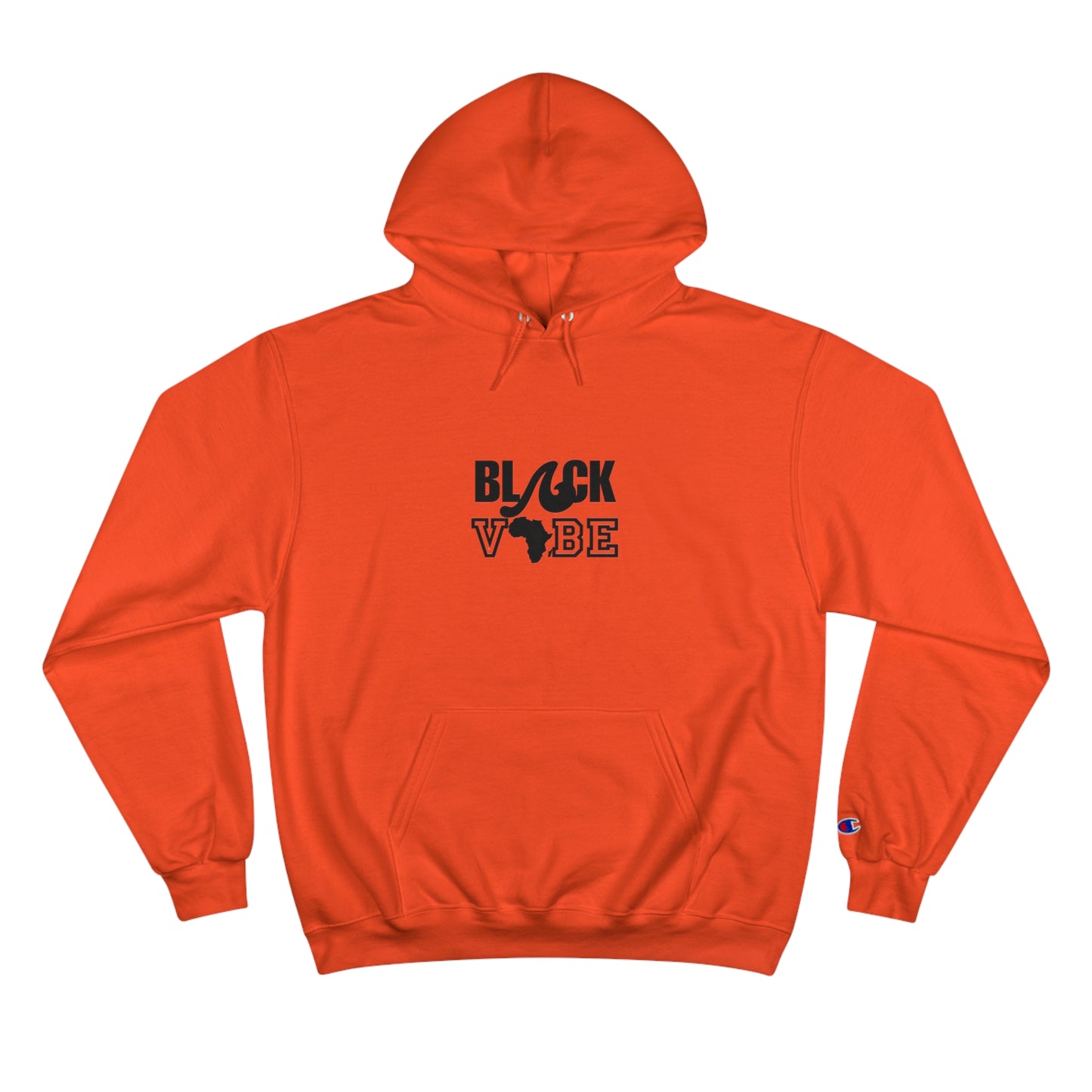 Black Vibe Champion Hoodie - HCWP 