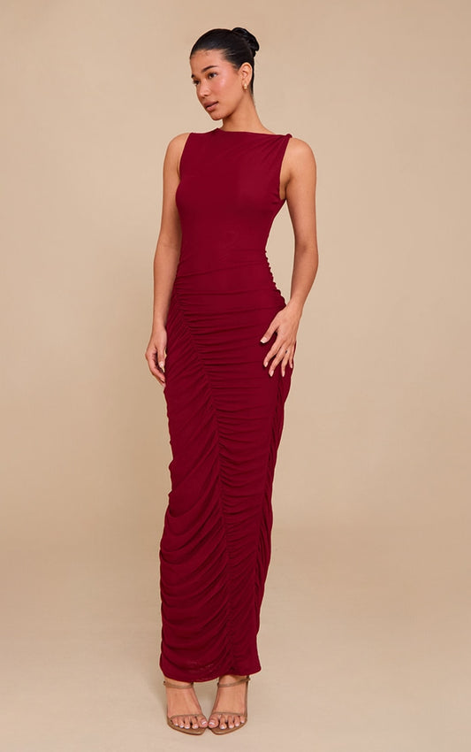 https://cdn-img.prettylittlething.com/4/2/e/6/42e632e6ea507f5e4ada74c0c6b99137cb214355_CNM7594_1_deep_red_double_layer_mesh_boat_neck_ruched_maxi_dress.jpg