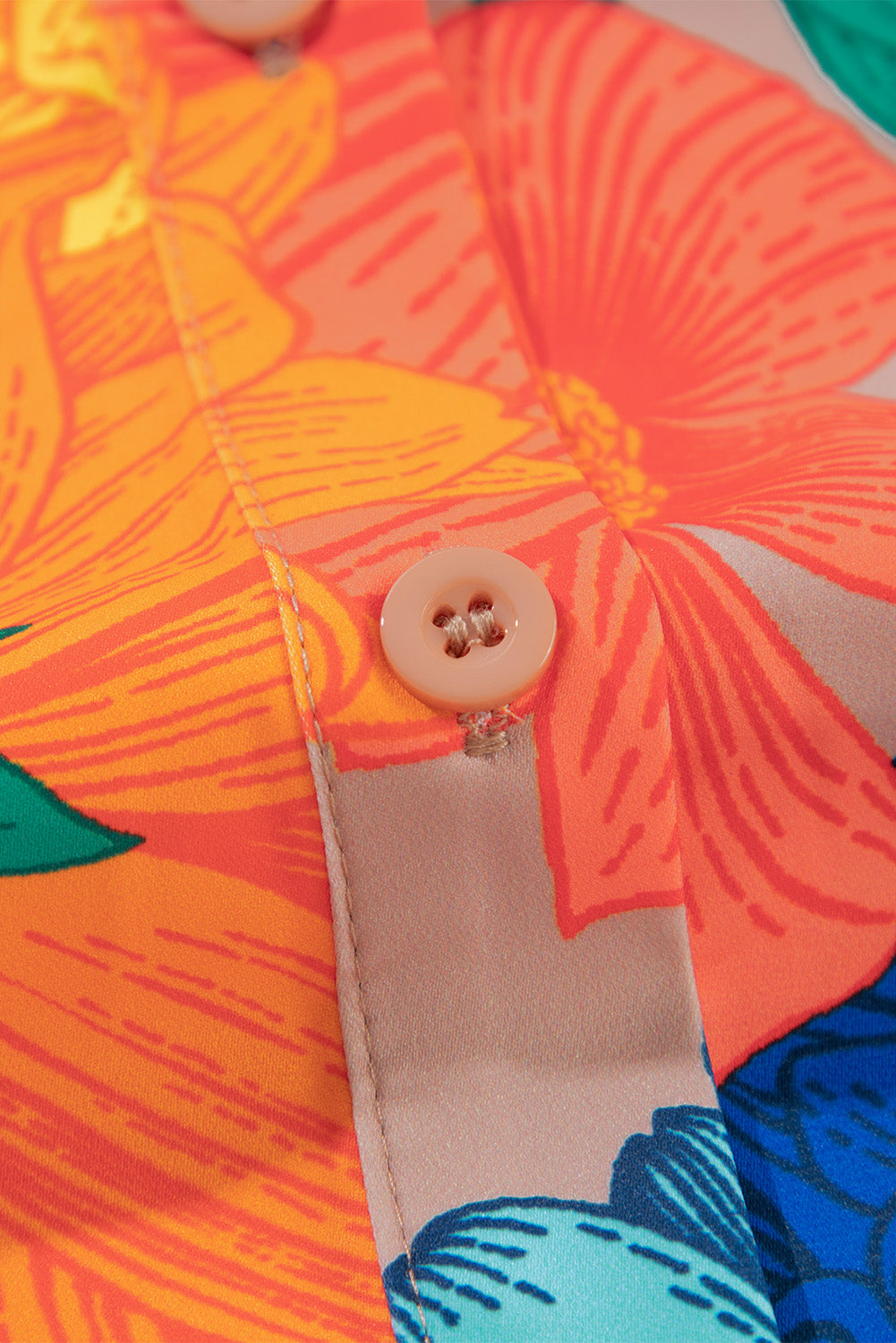 Orange Floral Printed Set - HCWP 