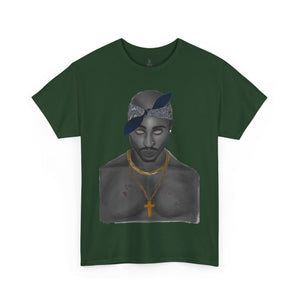 2 Pac T-shirt painted by Oleg Dave