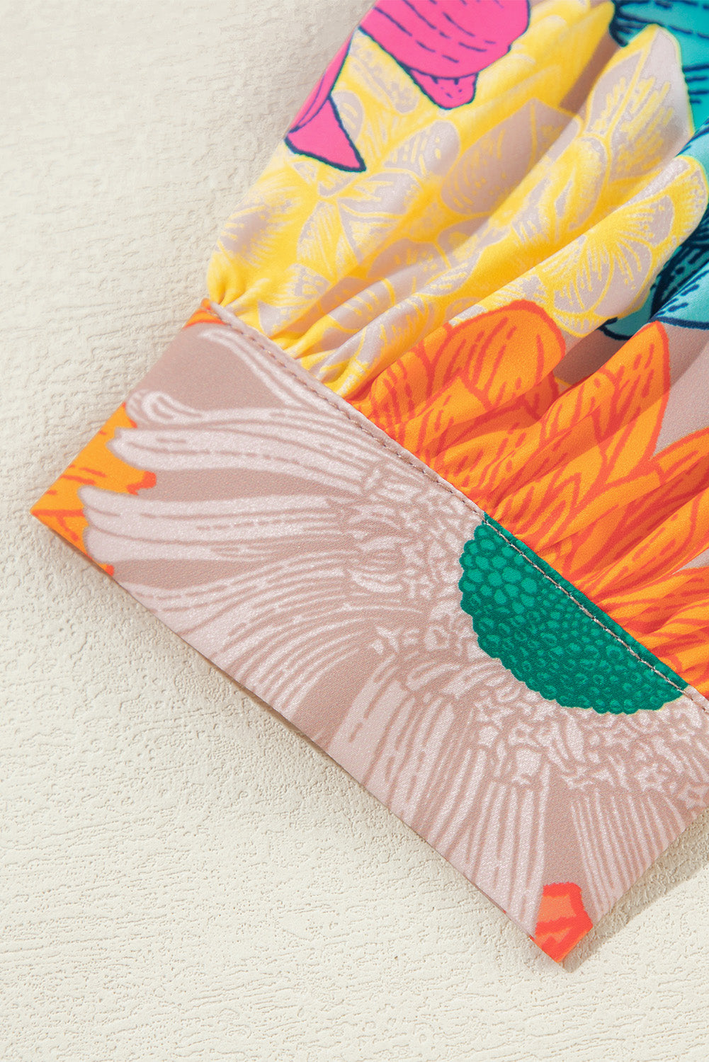 Orange Floral Printed Set - HCWP 