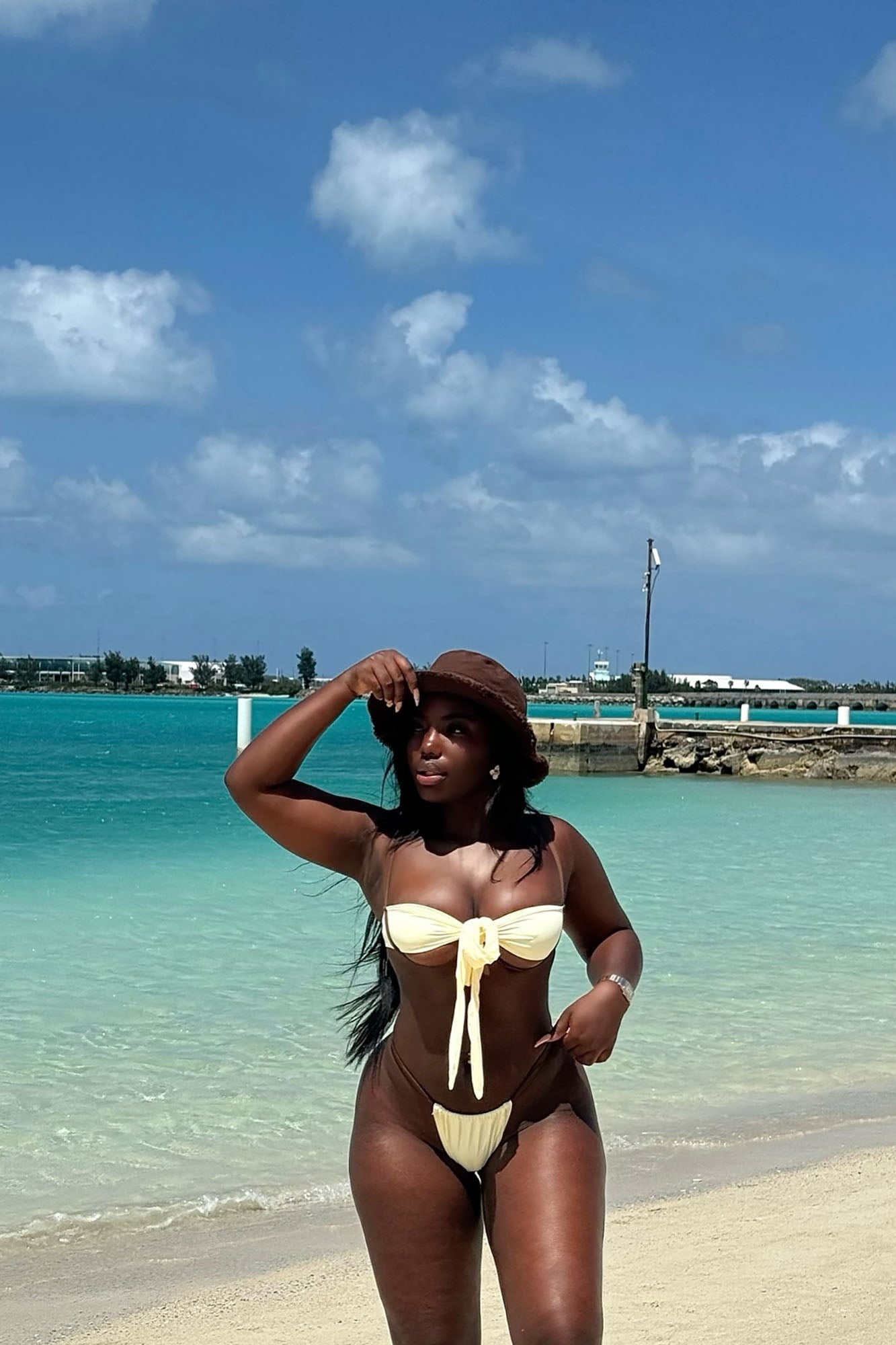 Flights To Ibiza 2 Piece Bikini - Cream/combo - HCWP 