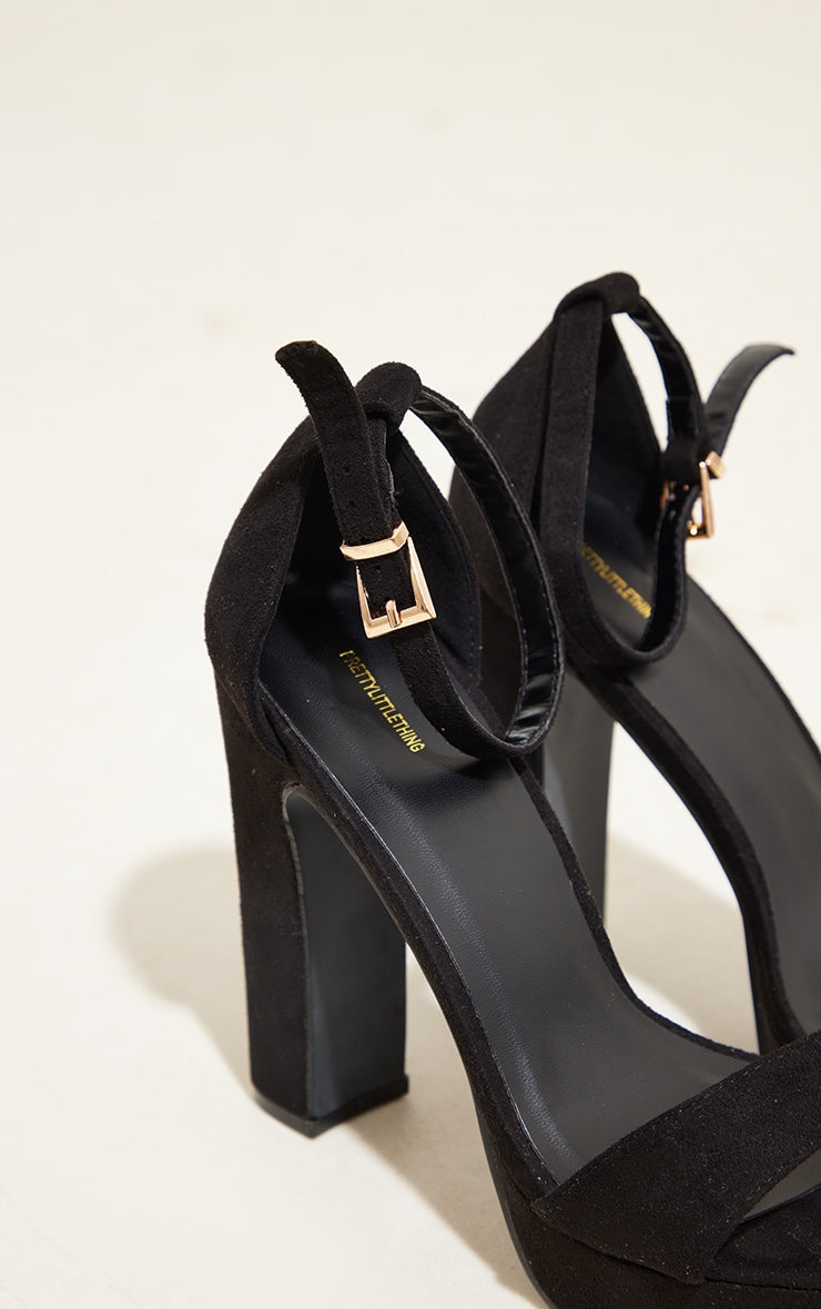 Taya White PU Platform Sandals - HCWP 