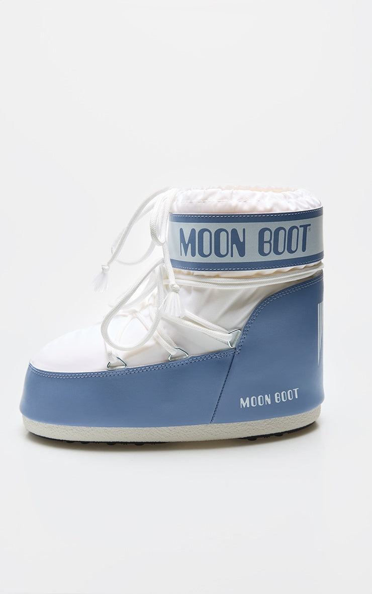 MOON BOOT Pink and White Icon Low