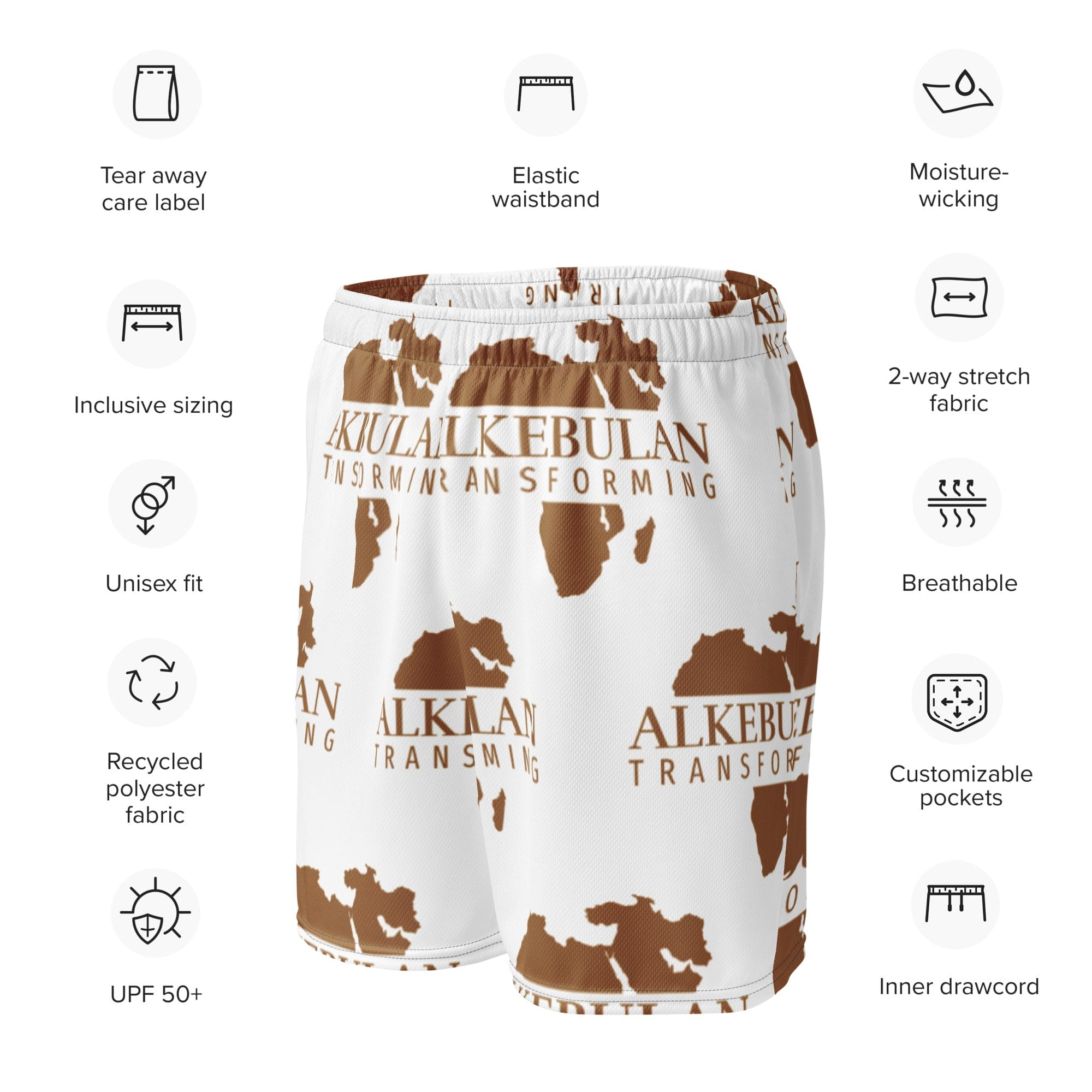 Alkebulan Unisex mesh shorts - HCWP 