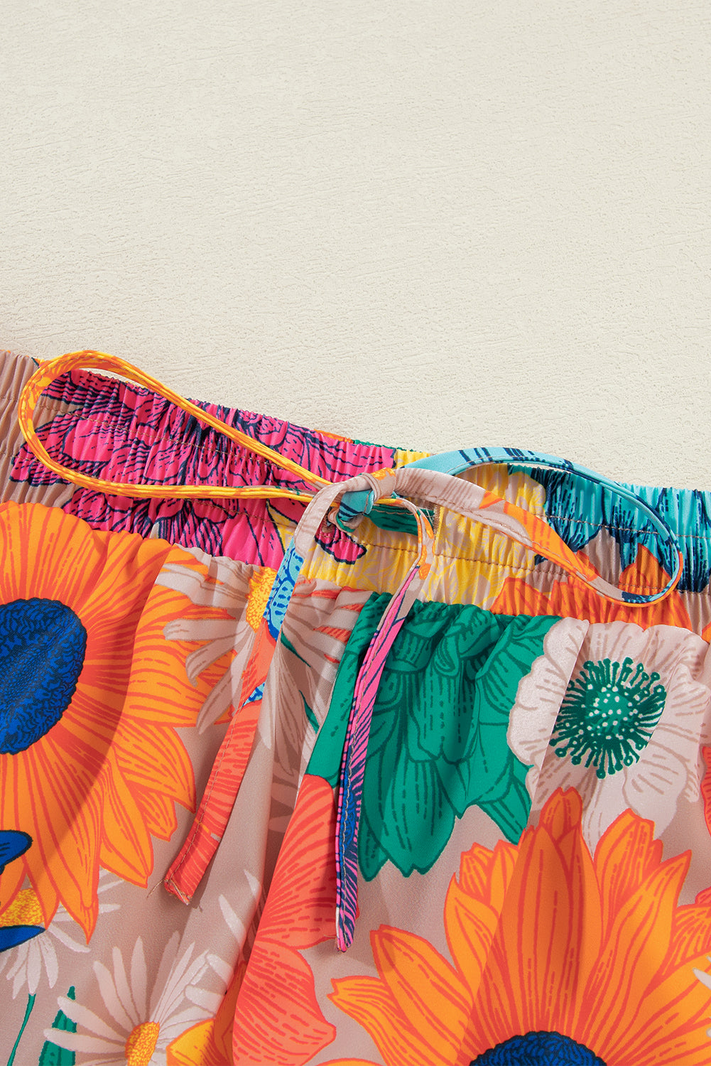 Orange Floral Printed Set - HCWP 