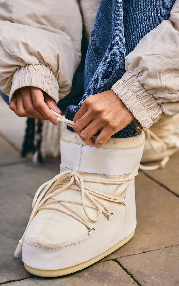 MOON BOOT Cream Classic Low