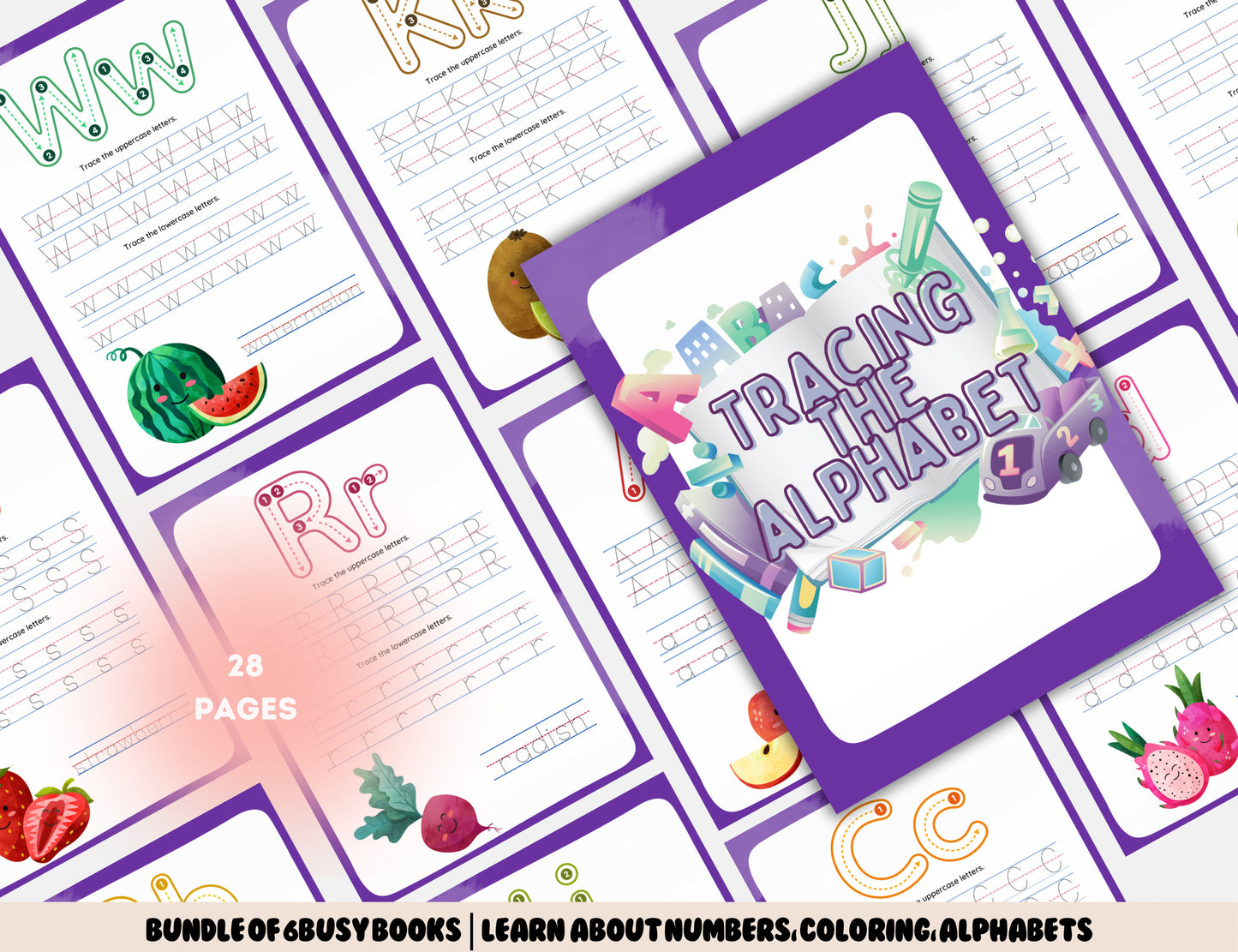 Bundle of Ultimate 6-in-1 Book (175 Pages) - Digital Download, Canva Editable - Engaging Activities for Toddlers - Build, Learn, Play!