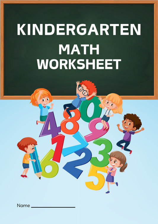 Printable Kindergarten Math Worksheet, Math problems, Early learning, Kindergarten book, Math education,