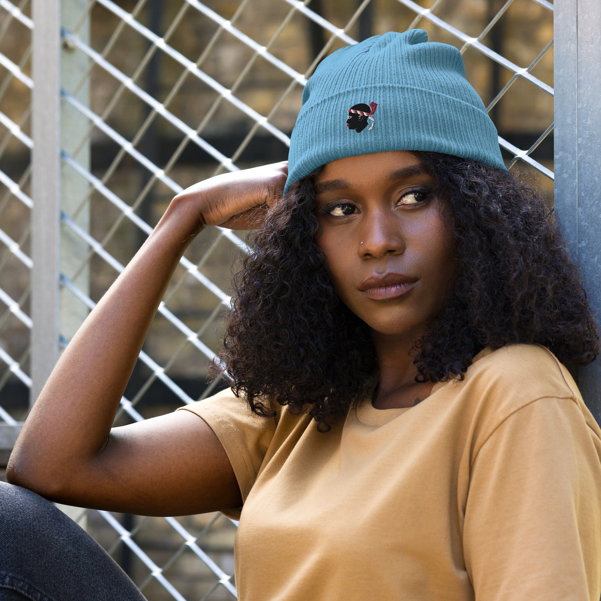 Organic ribbed beanie - HCWP 