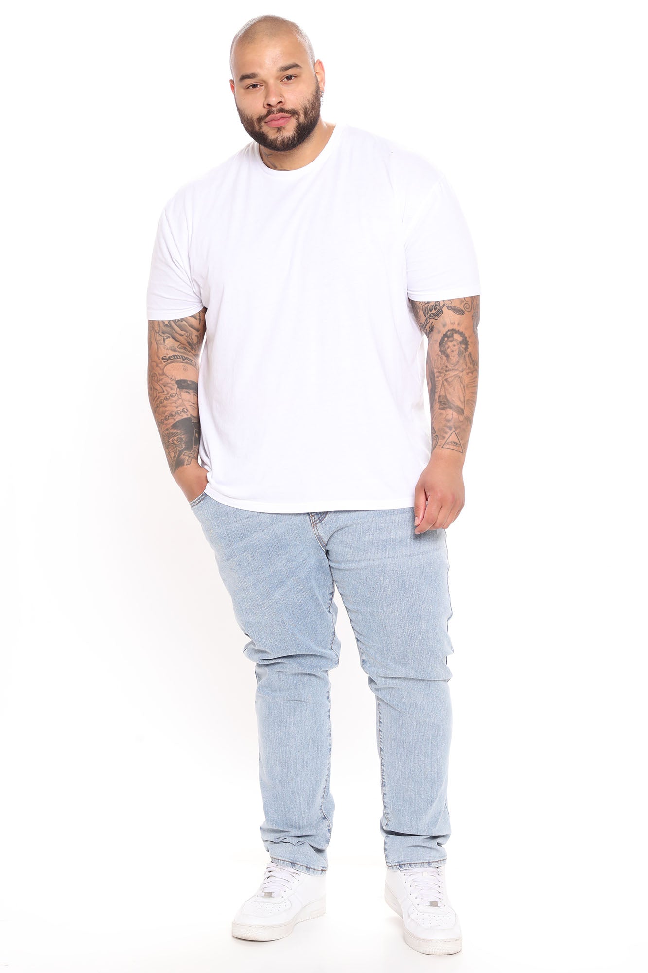 Cornell Slim Jeans - Light Blue Wash - HCWP 