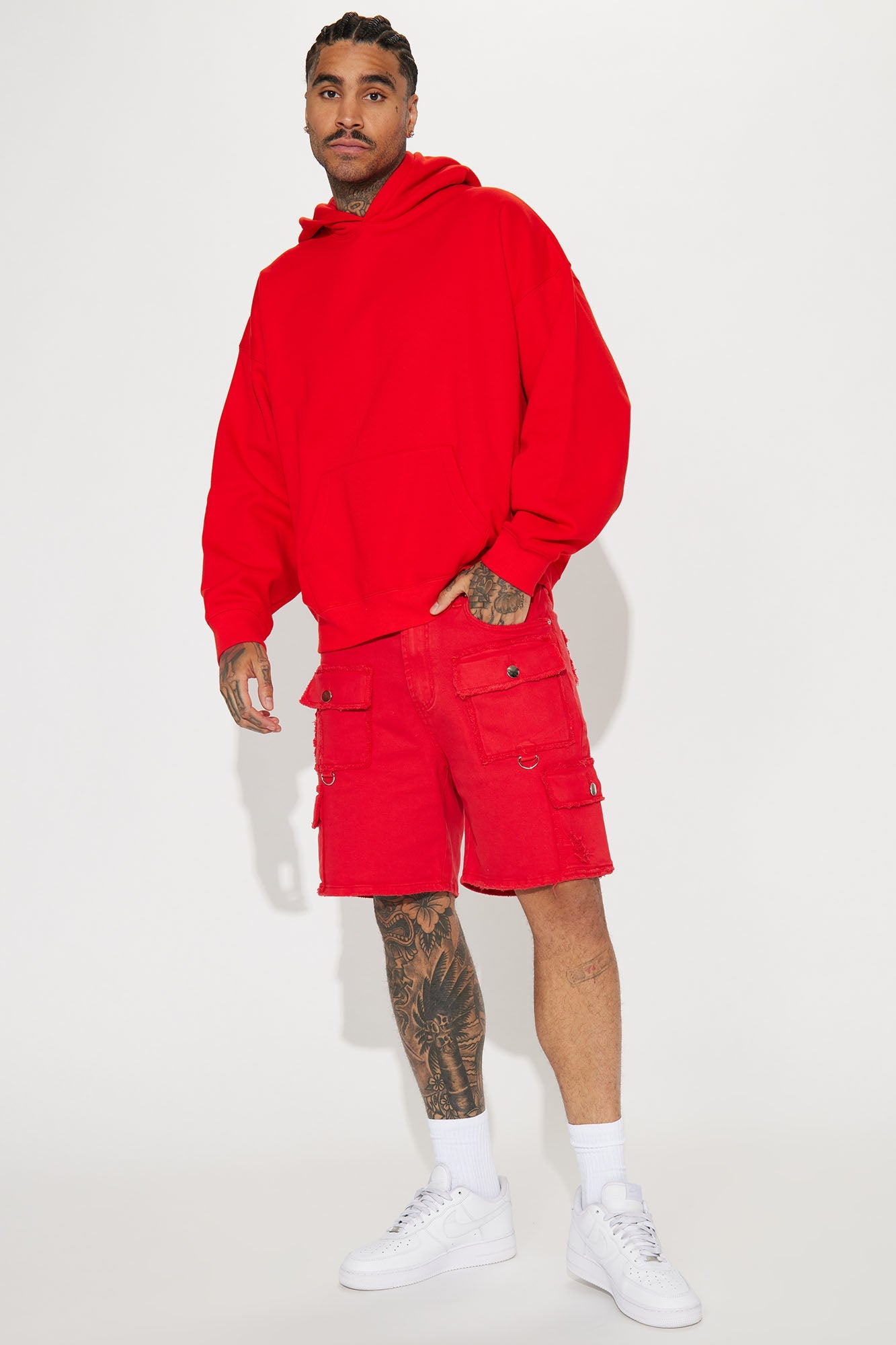 Tyson Oversized Heavyweight Hoodie - Black - HCWP 