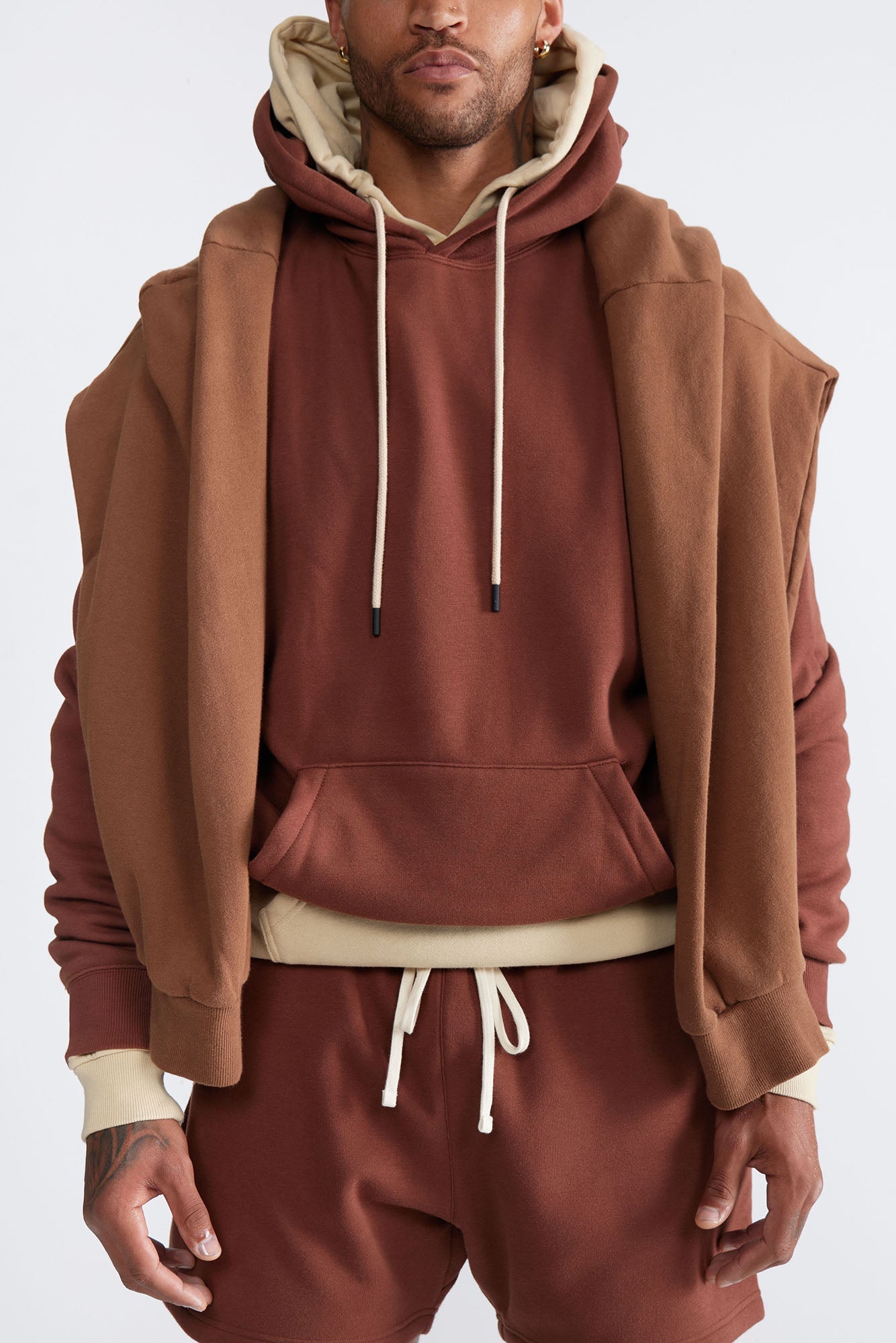 Tyson Oversized Heavyweight Hoodie - Black - HCWP 