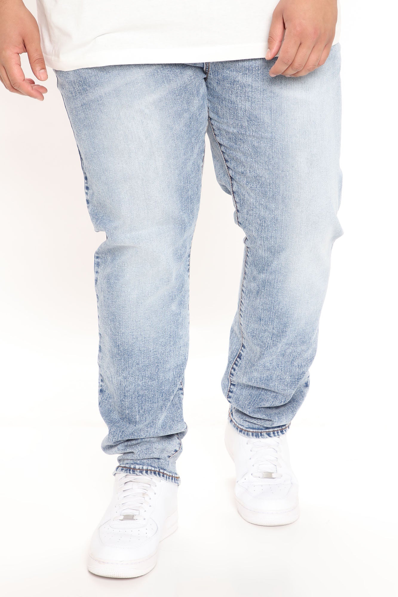 Mike Straight Jeans - Bleach Blue Wash - HCWP 