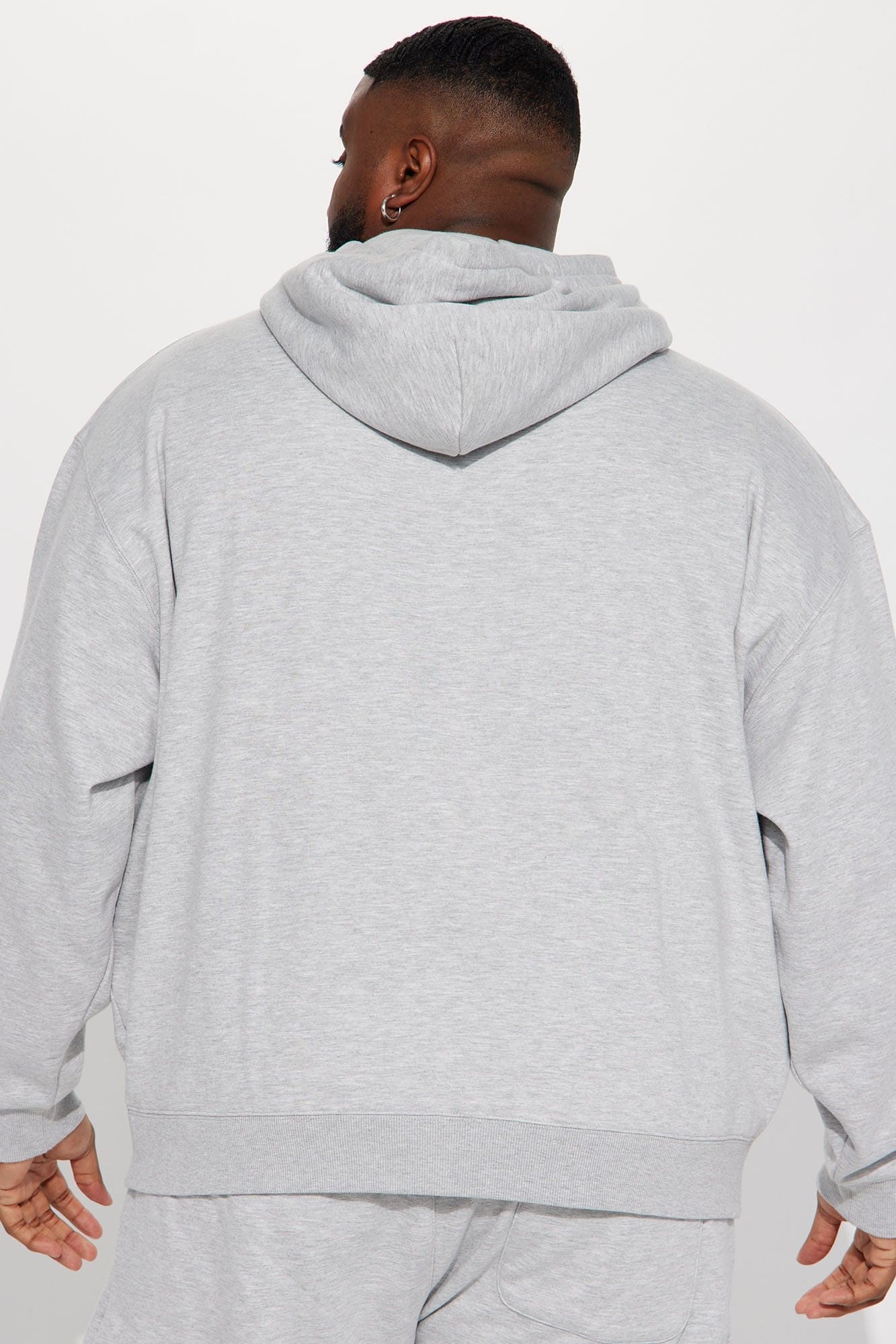 Tyson Oversized Heavyweight Hoodie - Black - HCWP 