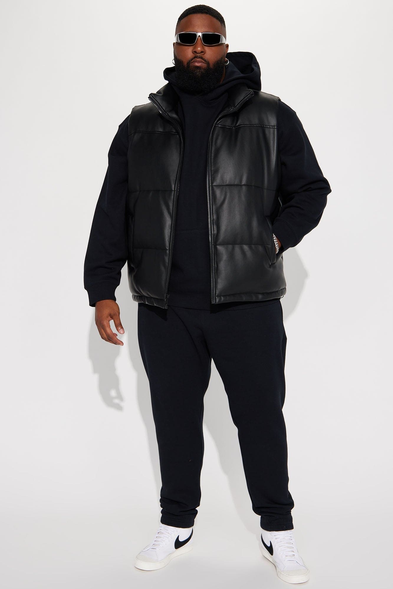 Tyson Oversized Heavyweight Hoodie - Black - HCWP 