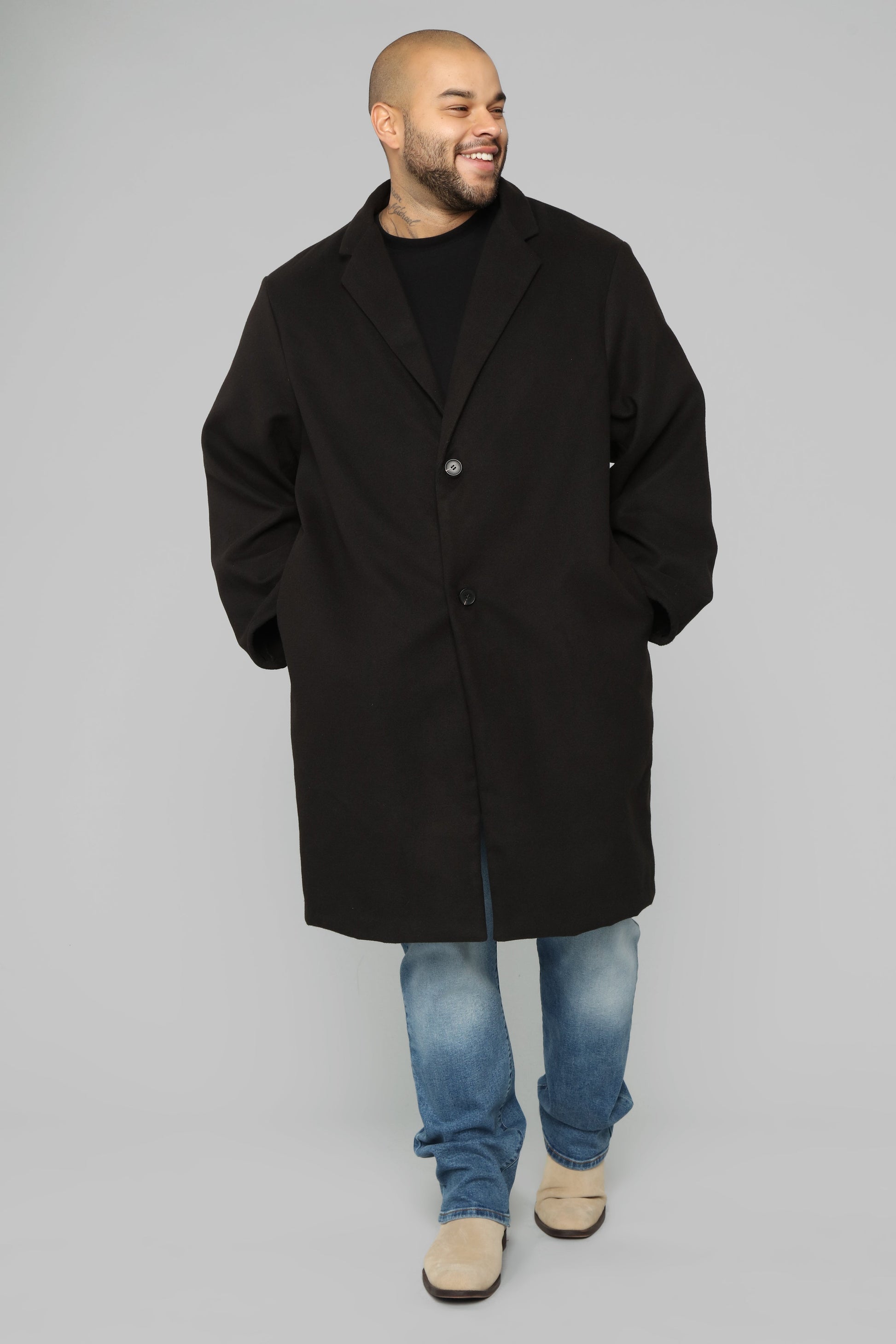 Chadwick Car Coat - Black - HCWP 