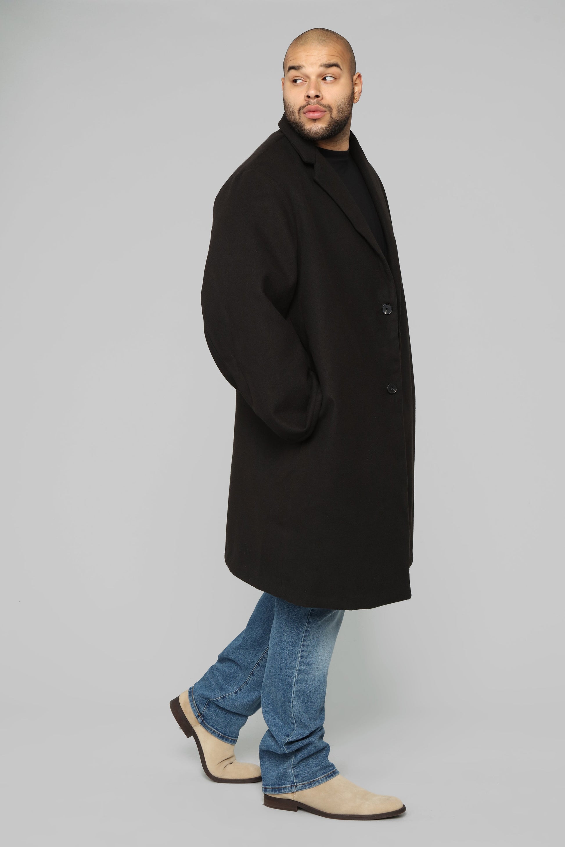 Chadwick Car Coat - Black - HCWP 