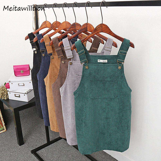 Retro Cord Kleid