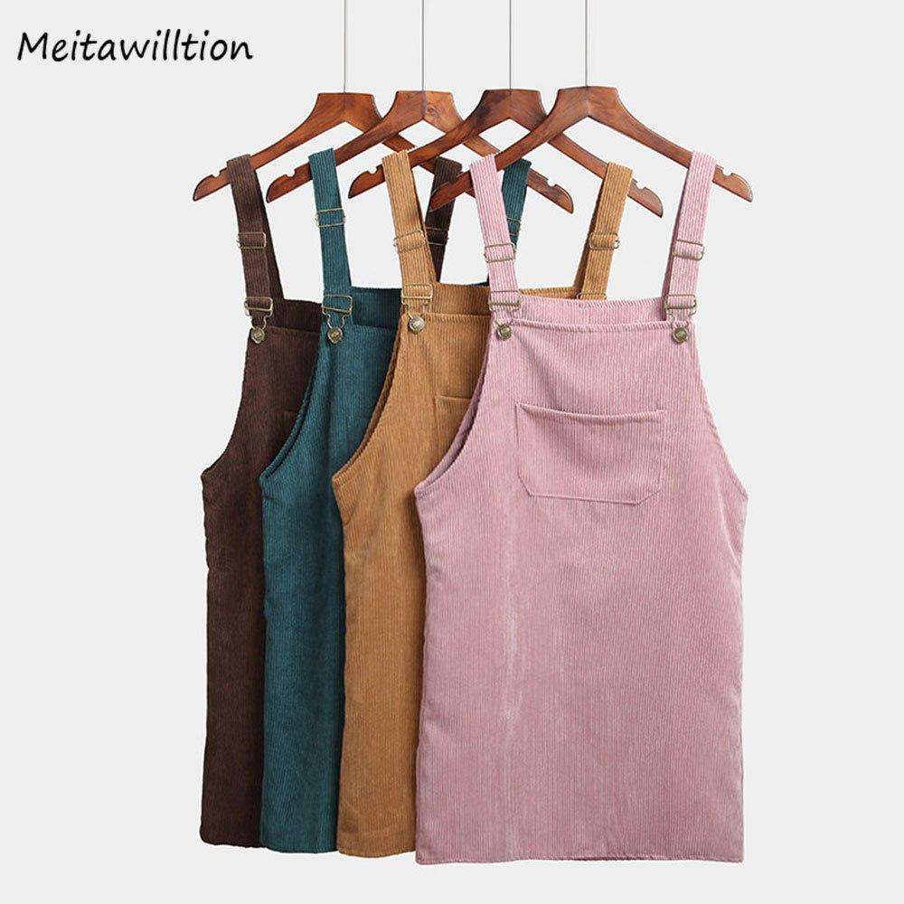 Retro Cord Kleid