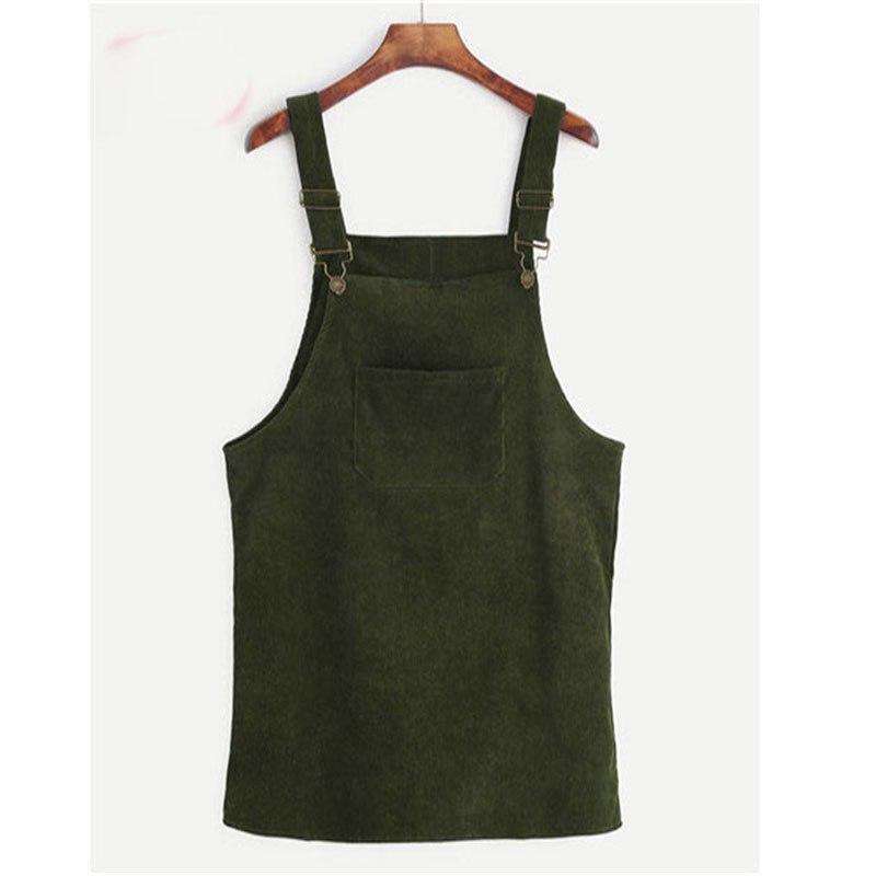 Retro Cord Kleid