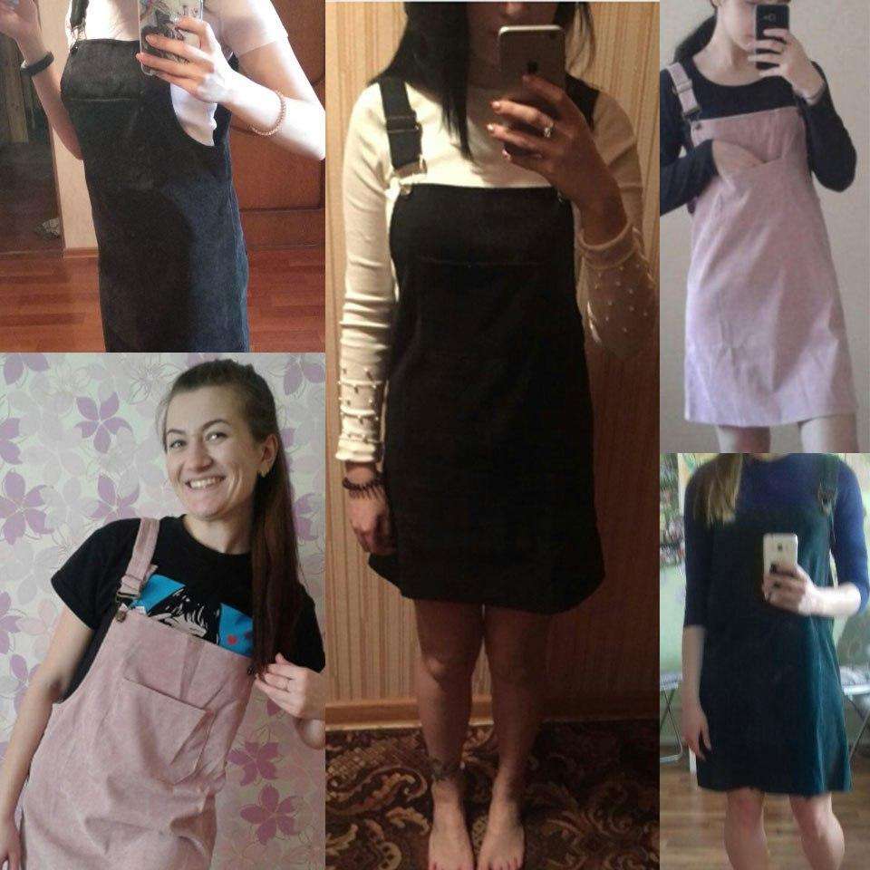 Retro Cord Kleid