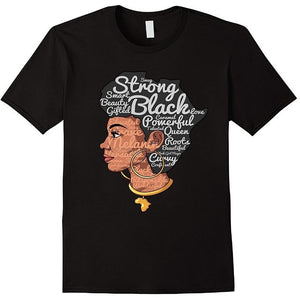 T-shirt Melanin Afro Motivation