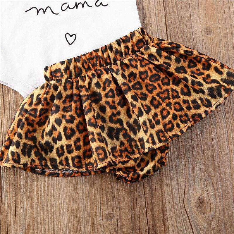 3 stücke Neueste Sommer Kleinkind Infant Baby Mädchen Baumwolle Casual Outfits Set Brief Body + Leopard Shorts + Stirnband Niedlich baby Kleidung