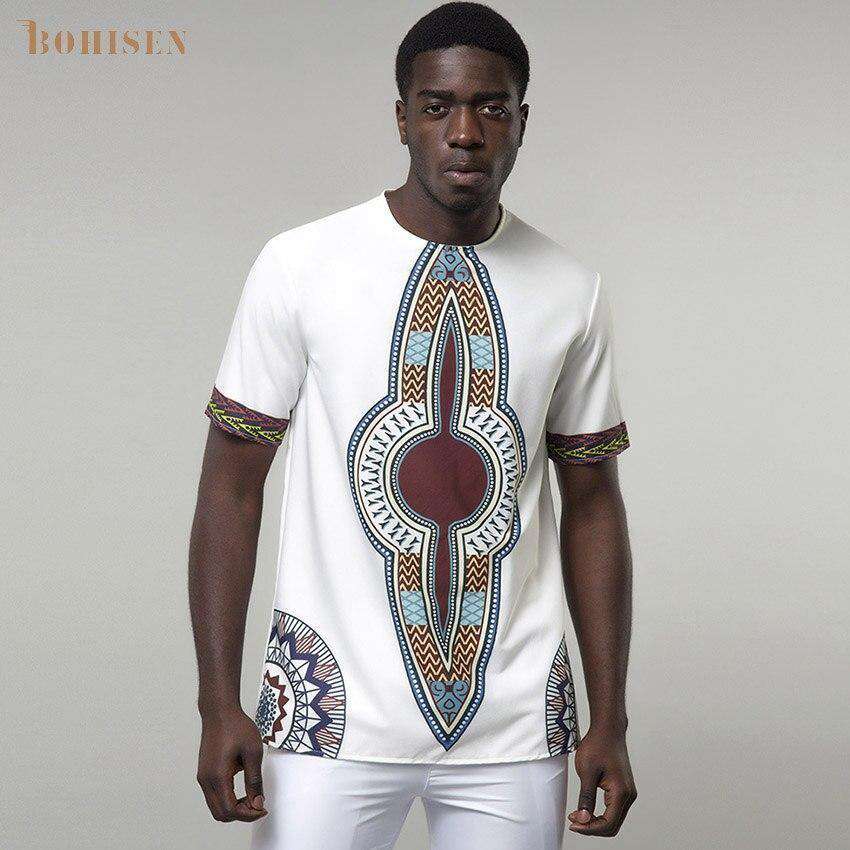 White African Print Dashik T-shirt