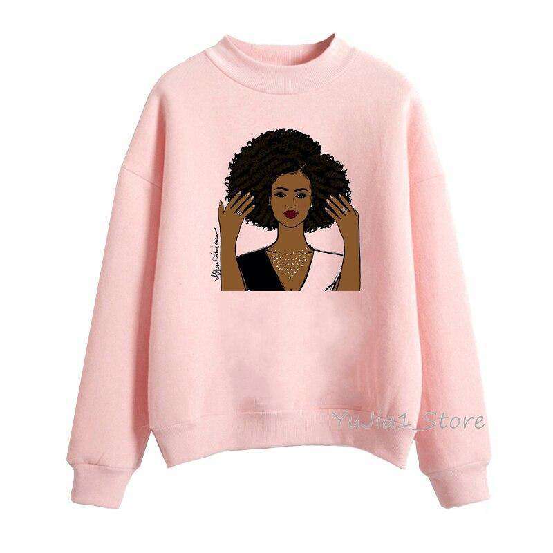 Poppin Afro Queen pullover