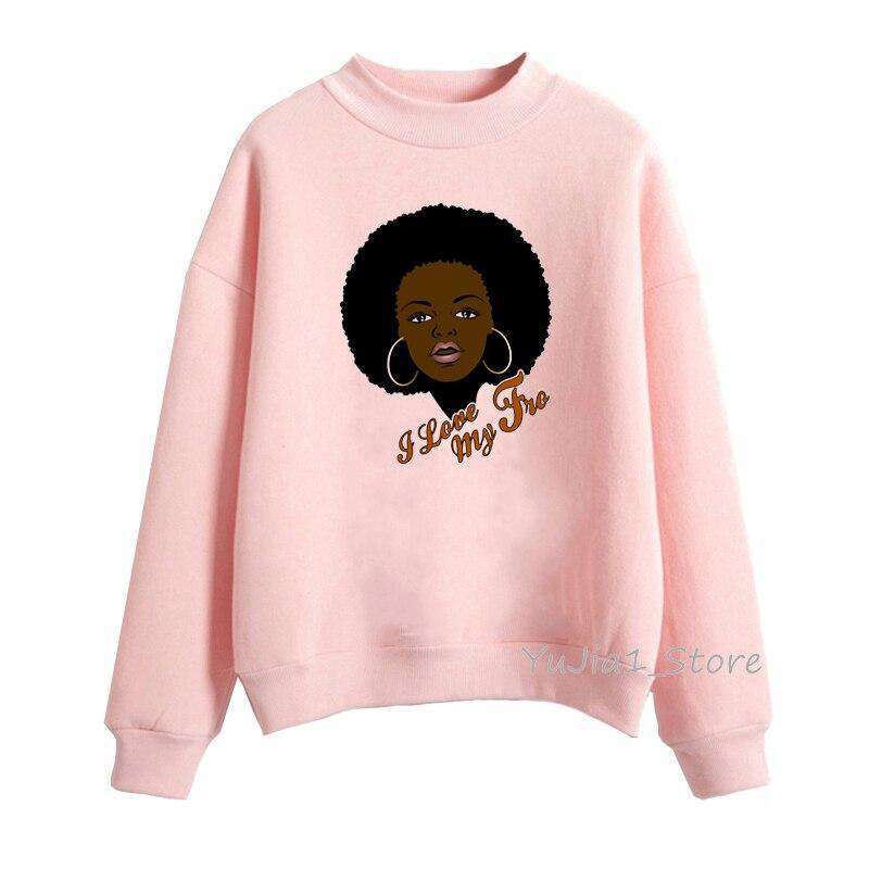 Poppin Afro Queen pullover
