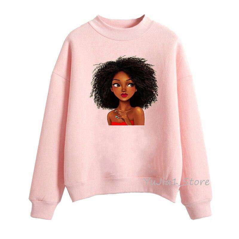 Poppin Afro Queen pullover