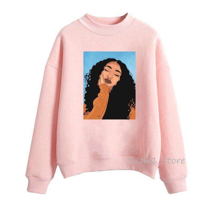 Poppin Afro Queen pullover