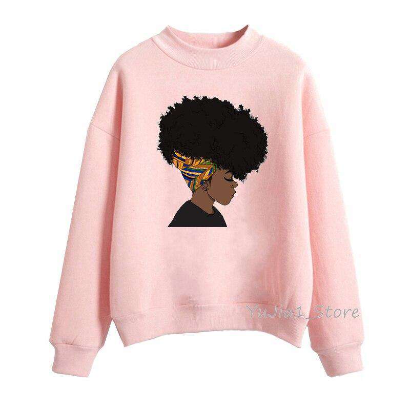 Poppin Afro Queen pullover