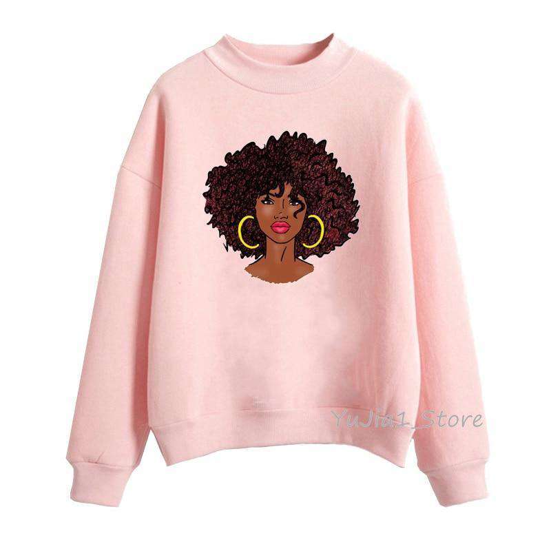Poppin Afro Queen pullover