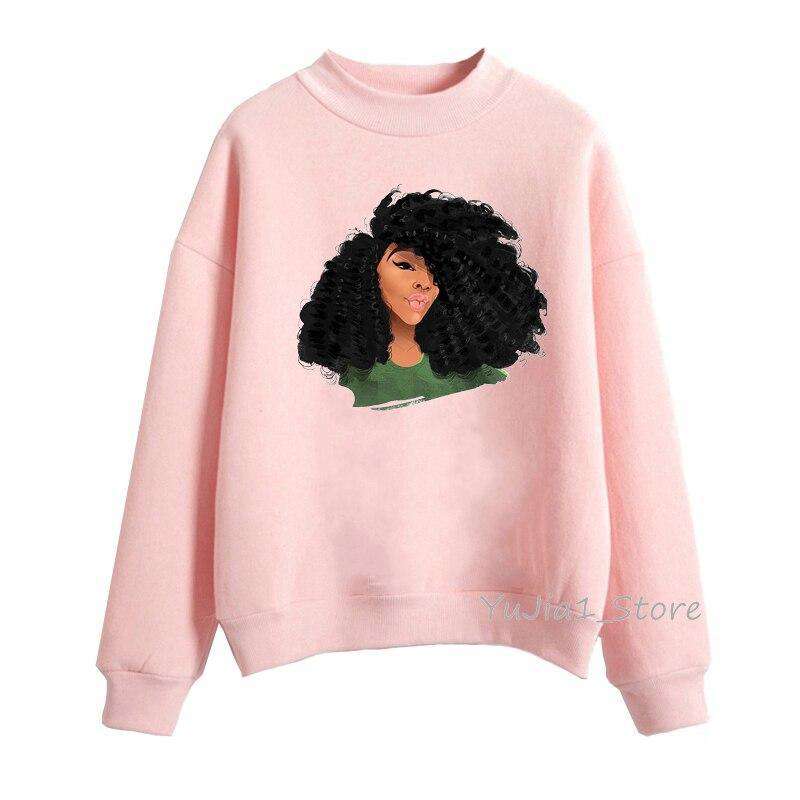 Poppin Afro Queen pullover