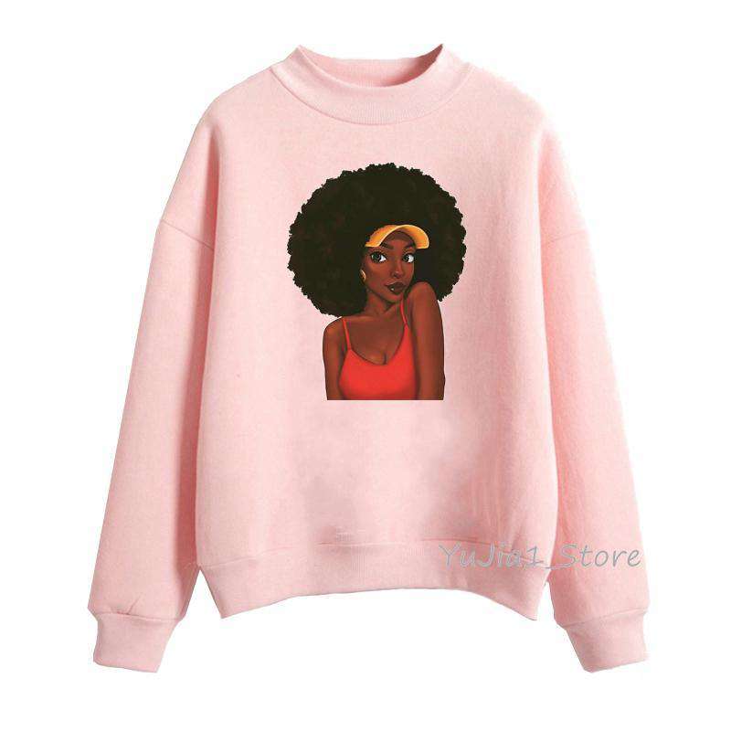 Poppin Afro Queen pullover