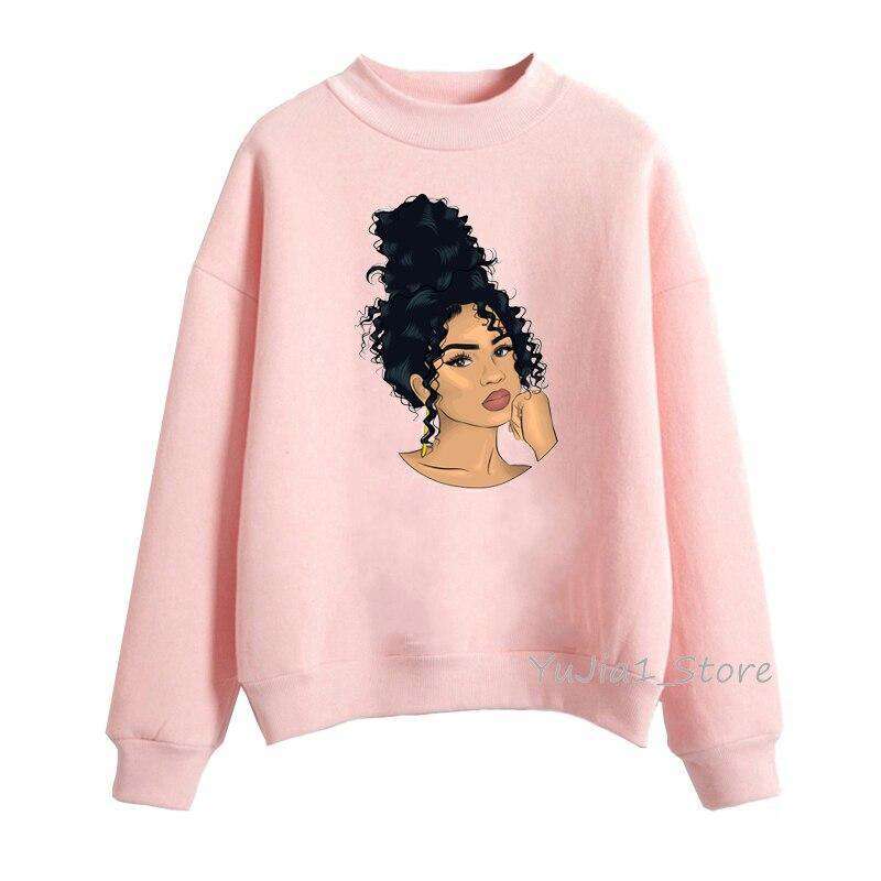 Poppin Afro Queen pullover