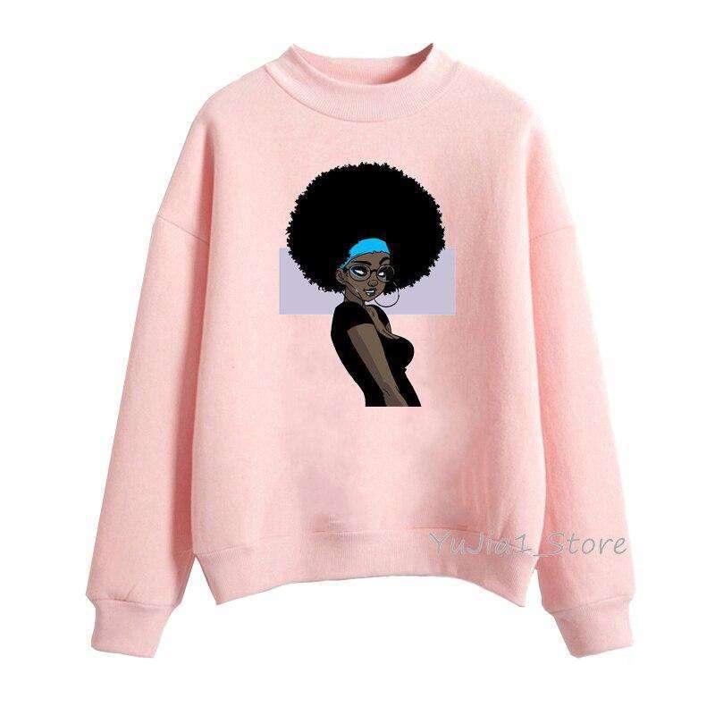 Poppin Afro Queen pullover