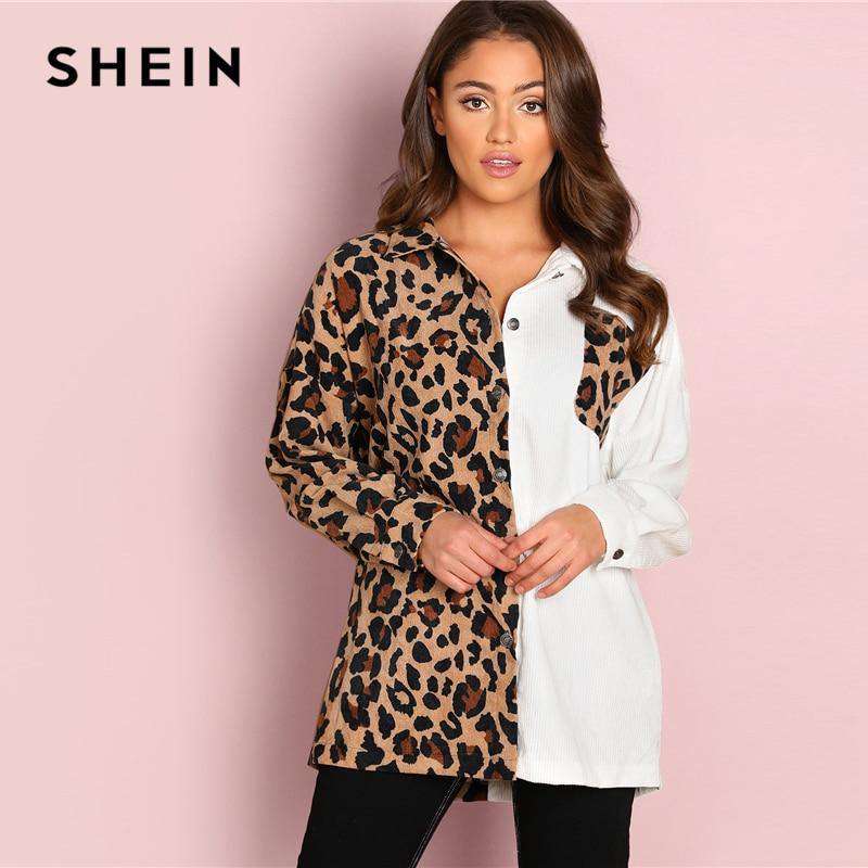 Round Neck Leopard Jacket