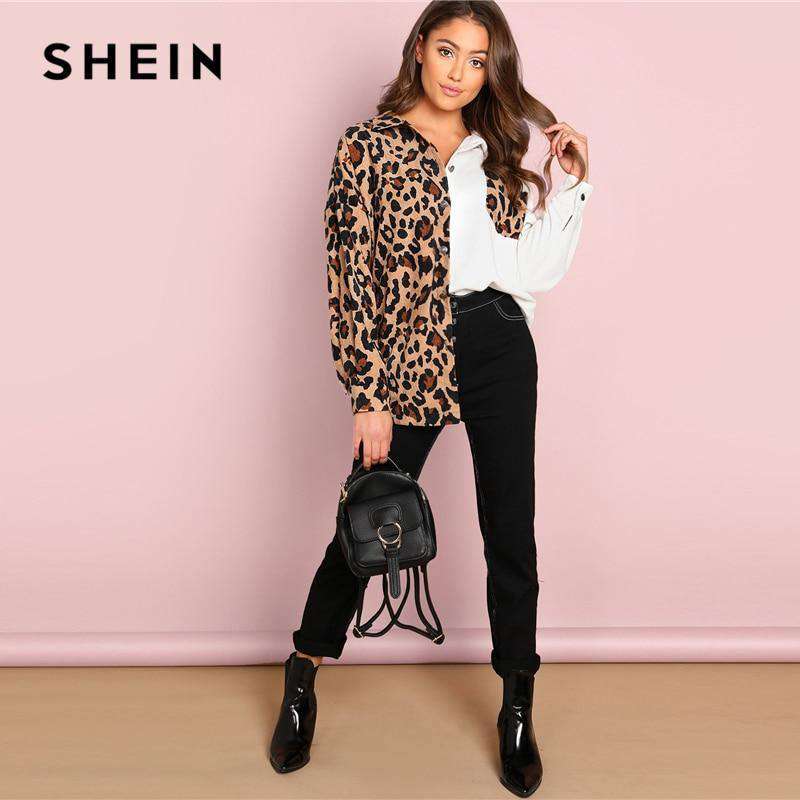 Round Neck Leopard Jacket