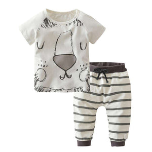 Sommer Neugeborenen Baby Boy Kleidung Set Baumwolle Brief Drucken Kurzarm T-shirt und Casual Hosen Kleinkind Kleidung Outfits