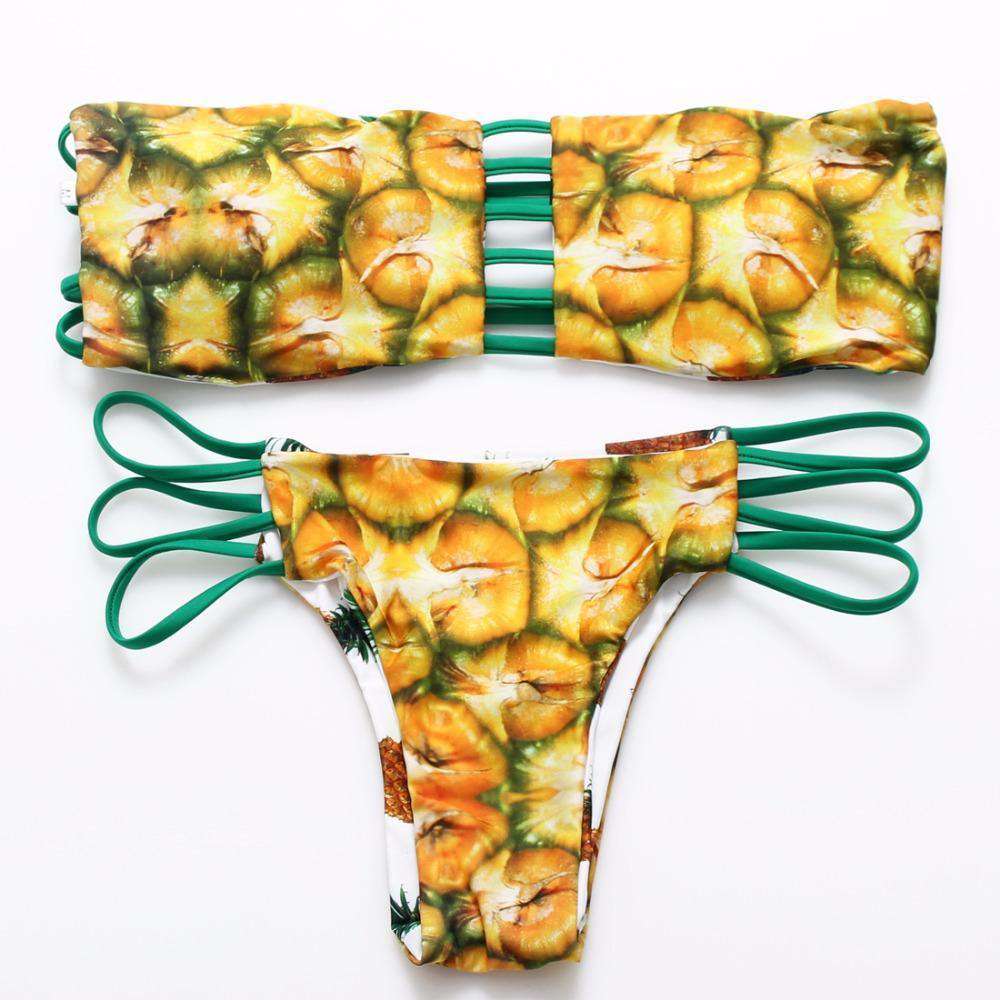 Reversible Bikinis Pineapple